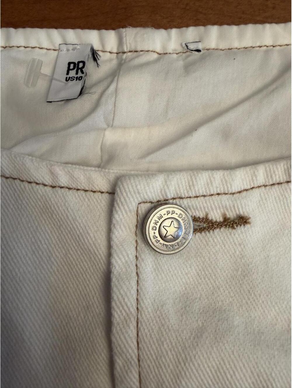 Princess Polly White Button-Front Denim Dress - New Without Tags, Size US 10 - Picture 6 of 8